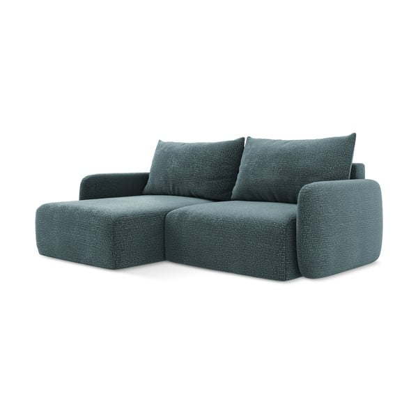 Turkio spalvos sulankstoma/su sandėliavimo vieta kampinė sofa (su kairiuoju kampu) Kalena – Makamii-image-3