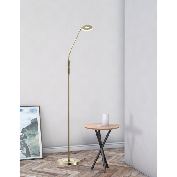Pastatomas šviestuvas auksinės spalvos LED su pritemdymo funkcija (aukštis 150 cm) Dent – Fischer & Honsel-image-1