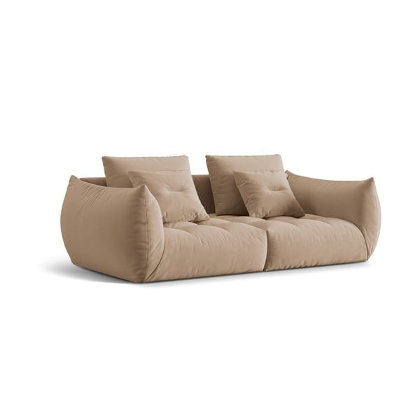 Smėlio spalvos iš velveto sofa 232 cm Bloom – Micadoni -image-2