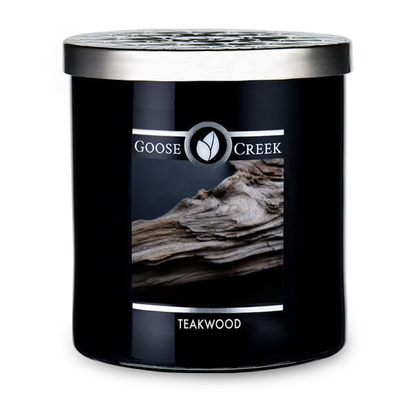 "Goose Creek Men's Collection Teakwood" kvapioji žvakė, 50 valandų degimo trukmė