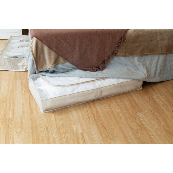Iš tekstilės daiktadėžė po lova Nancy – Compactor-image-1