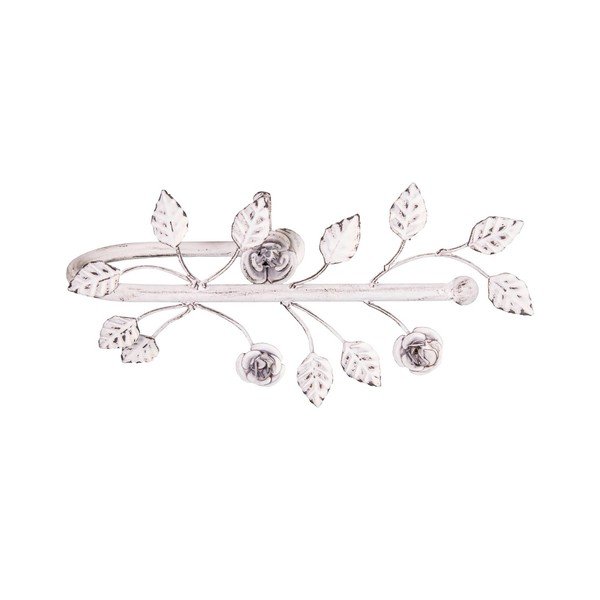 Baltas dekoratyvinis užuolaidų segtukas "Antic Line Curtain Tieback