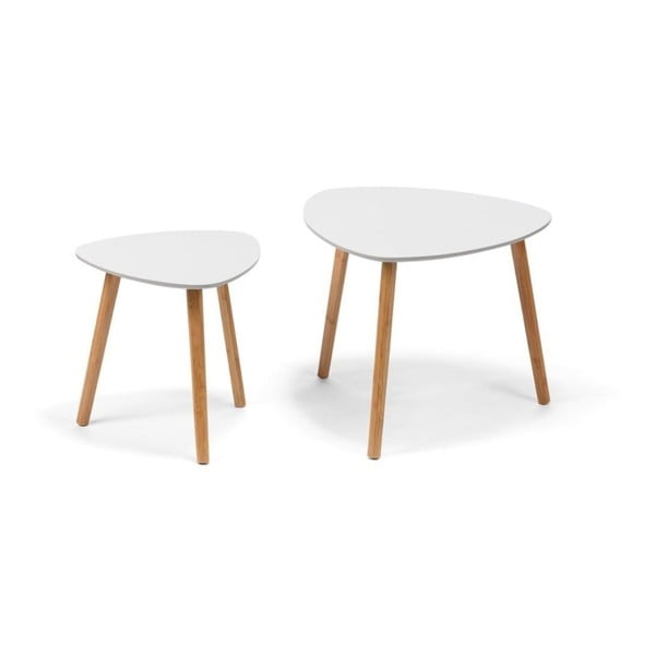 Baltas kavos staliukas Bonami Essentials Viby, 55 x 55 cm-image-1