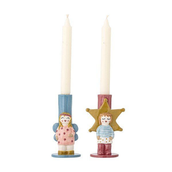 Iš molio žvakidės 2 vnt. Bisby – Bloomingville-image-2