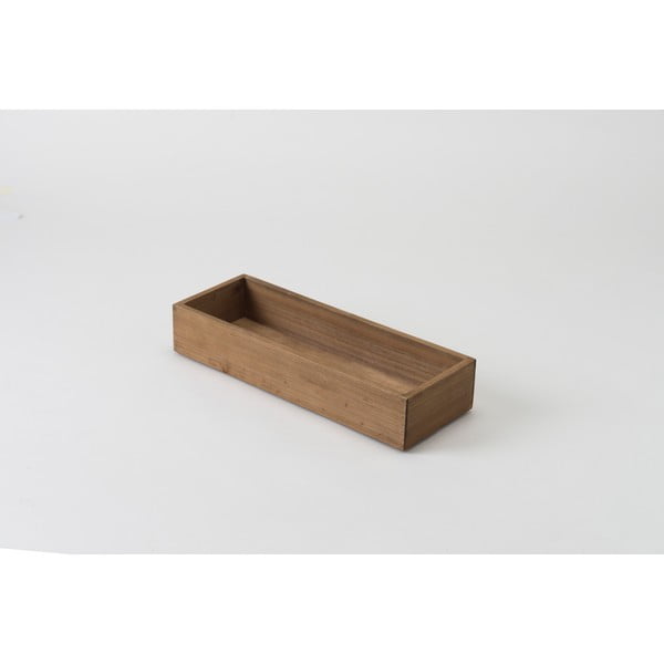 Sandėliavimo dėžė, pagaminta iš eglės medienos Kompaktorius "Vintage", plotis 38 cm