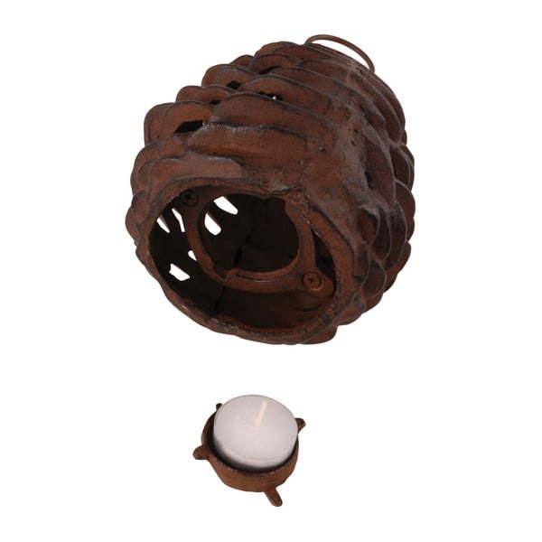 Iš metalo žibintas (aukštis 18 cm) Pine Cone – Esschert Design-image-2