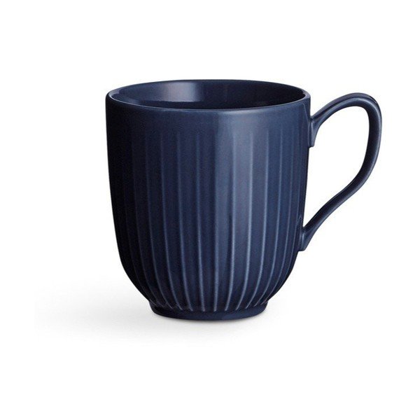 Tamsiai mėlynas porcelianinis puodelis Kähler Design Hammershoi, 330 ml