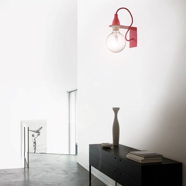 Raudonas sieninis šviestuvas "Evergreen Lights City-image-1