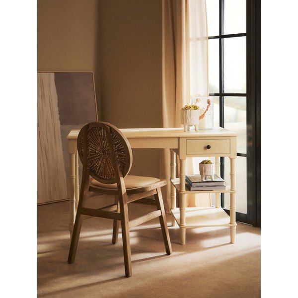 Iš pušies masyvo rašomasis stalas 55x116 cm Heritage – Premier Housewares-image-1