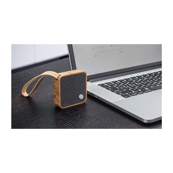 Šviesiai rudas Bluetooth garsiakalbis Gingko Square-image-3