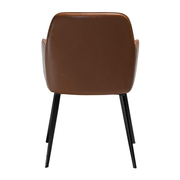 Ruda odinė kėdė DAN-FORM Denmark Embrace Vintage-image-4