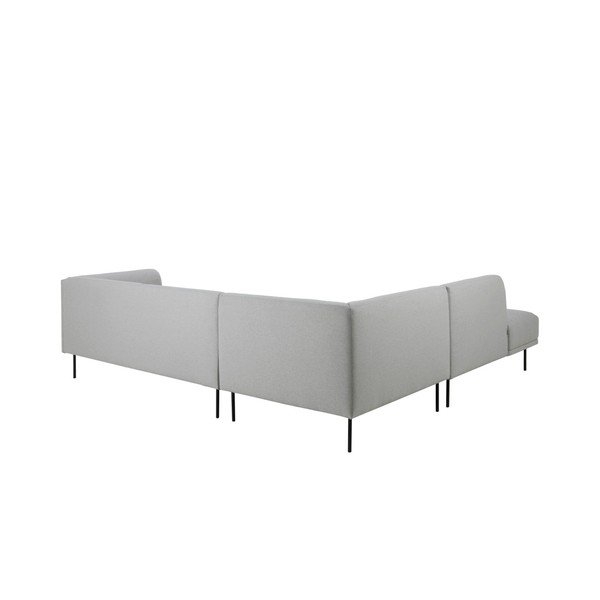 Šviesiai pilka "Actona Nevada" kampinė sofa, kairysis kampas-image-2