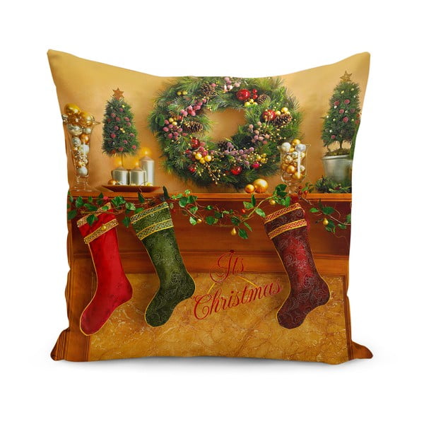 Dekoratyvinis pagalvės užvalkalas su Kalėdų motyvu 43x43 cm – Mila Home