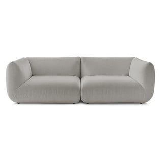 Smėlio spalvos velvetinė sofa 260 cm Lecomte - Bobochic Paris