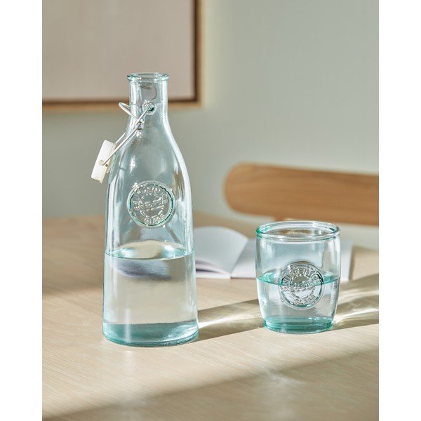 Stiklinis butelis Kave Home Tsiande-image-2