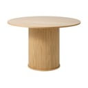 Ąžuolinis apvalus valgomojo stalas ø 120 cm Nola - Unique Furniture