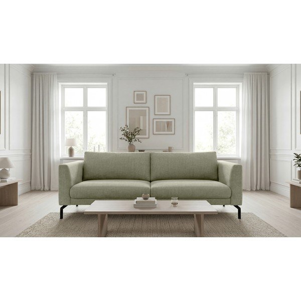 Sofa šviesiai žalios spalvos 216 cm Gomero – Scandic-image-1