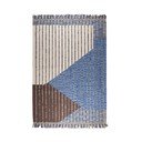Mėlynos spalvos/rudos spalvos iš medvilnės kilimas 160x230 cm Hampton – Dutchbone