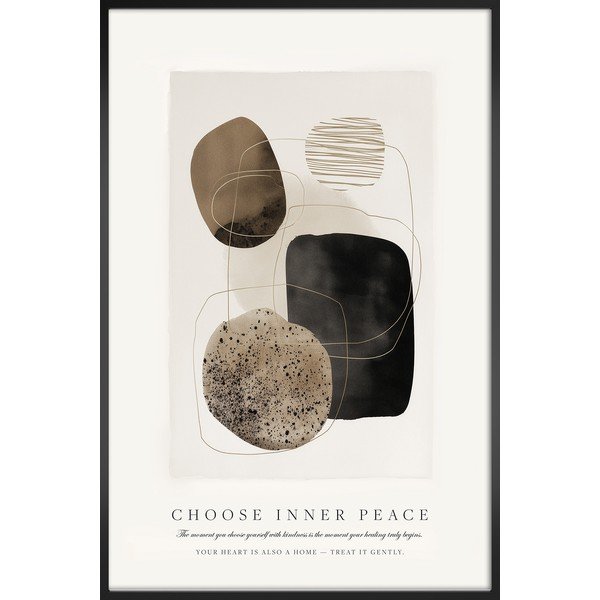 Spausdintas paveikslas su rėmeliu 60x90 cm Inner Peace – Styler