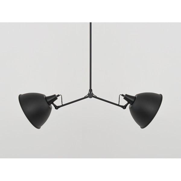 Juodas/auksinis pakabinamas šviestuvas su metaliniu atspalviu 104x104 cm Coben - CustomForm-image-2