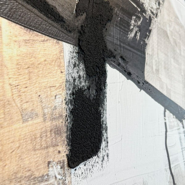 Paveikslas su rankomis dažytais elementais 70x100 cm Ash – Styler-image-4