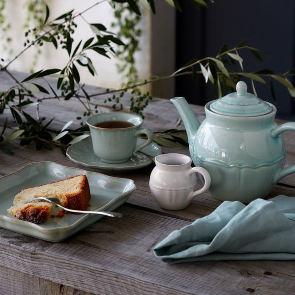 Iš akmens masės puodelis mėlynos spalvos/turkio spalvos 220 ml Alentejo – Costa Nova-image-3