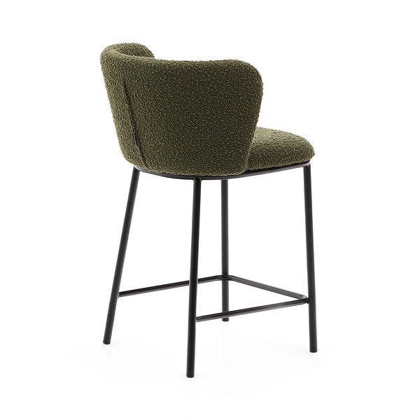 Baro taburetė žalios spalvos (sėdynės aukštis 65 cm) Ciselia – Kave Home-image-4