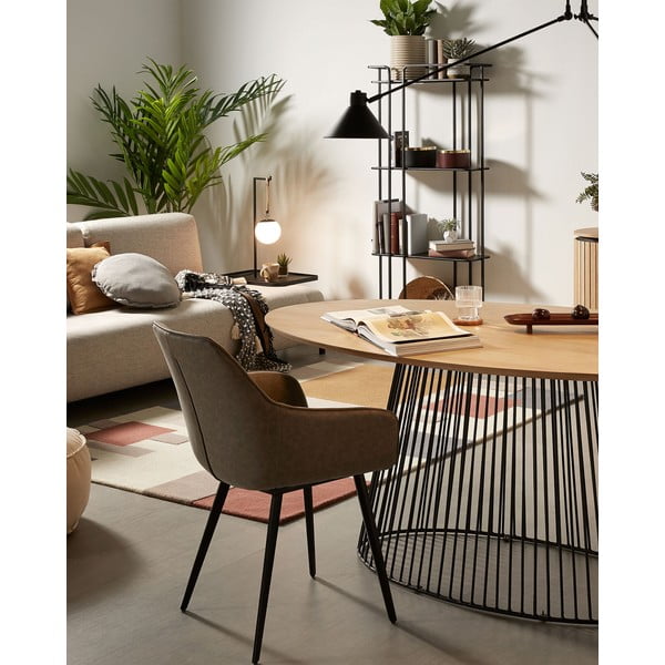 Valgomojo stalas su mango medienos stalviršiu Kave Home, 200 x 110 cm-image-3