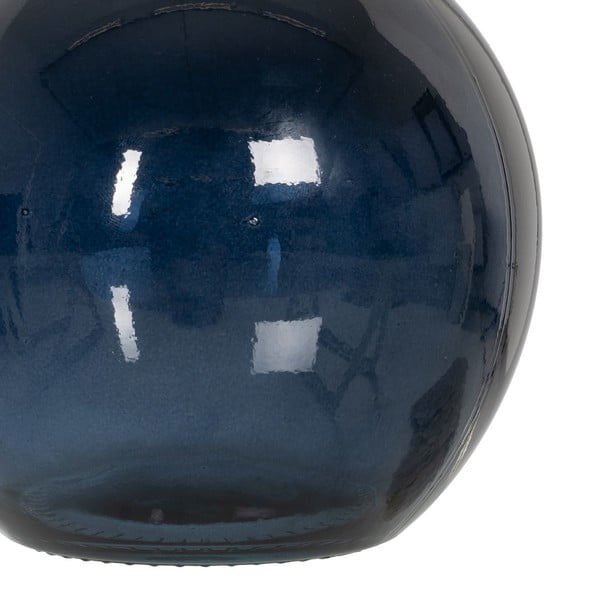 Rankų darbo vaza tamsiai mėlynos spalvos (aukštis 18 cm) – Ixia-image-1