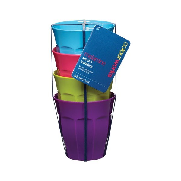 4 "Kitchen Craft Colourworks" puodelių rinkinys, 225 ml-image-1