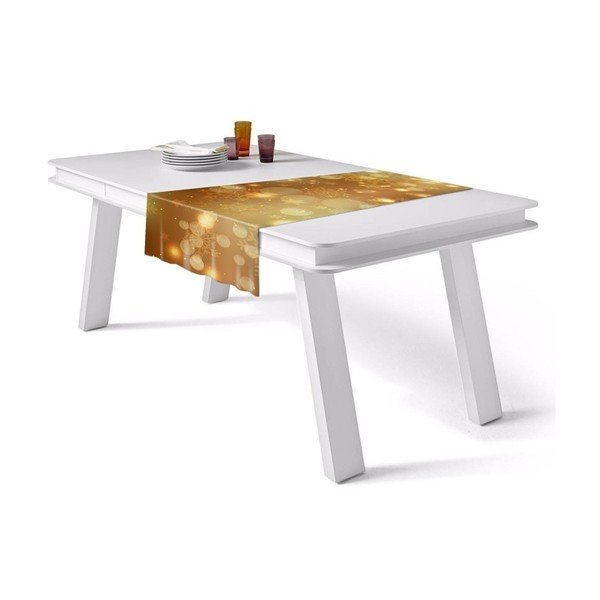 Kalėdinė staltiesė Gold Shimmer, 40 x 140 cm-image-1