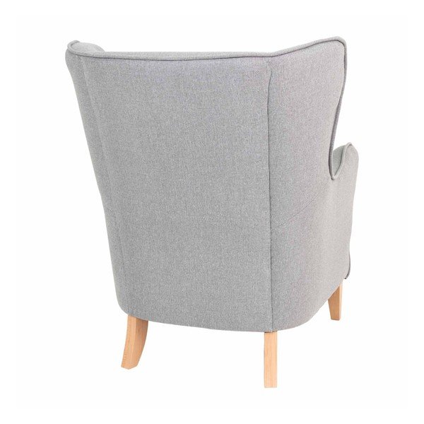 Šviesiai pilkas krėslas Eared House Nordic Campo-image-2