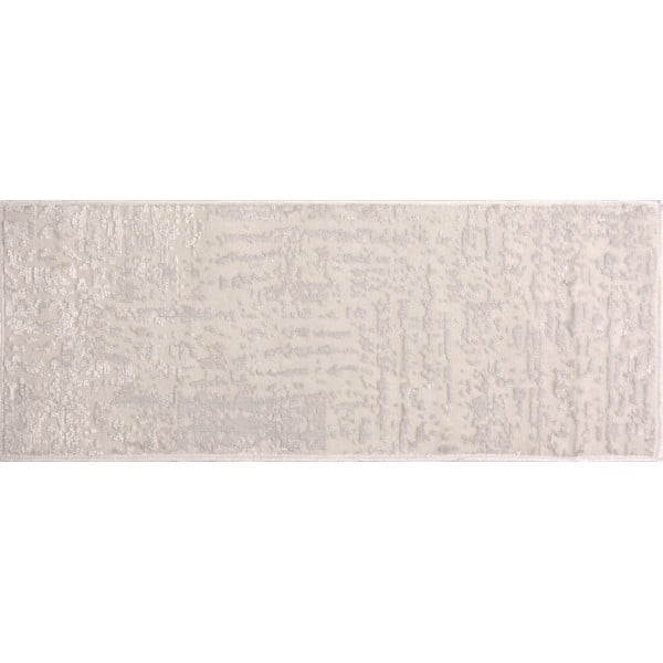 Iš medvilnės laiptų kilimėlių rinkiniai kreminės spalvos 16 vnt. 25x65 cm Milano Beyaz – Vitaus