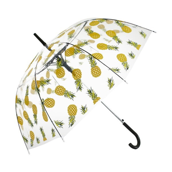 Skaidrus "Ambiance" skėtis su ananasais, ⌀ 100 cm