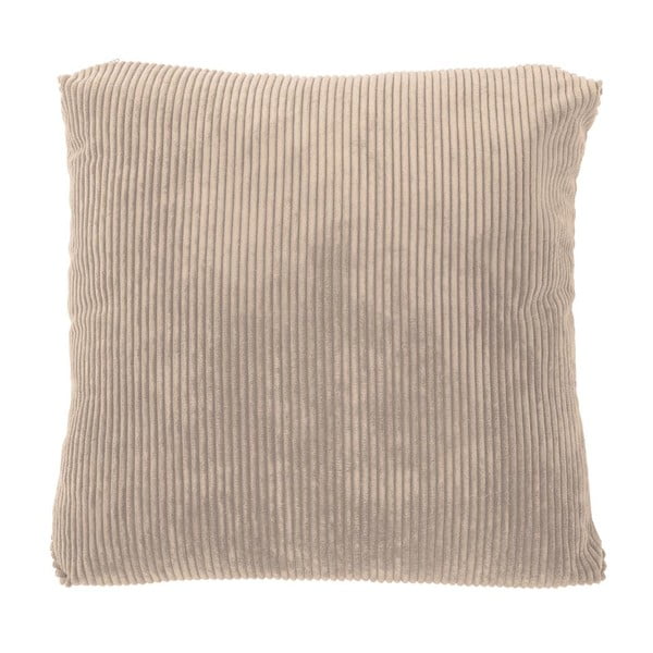 Smėlio spalvos dekoratyvinė pagalvėlė Tiseco Home Studio Ribbed, 40 x 40 cm