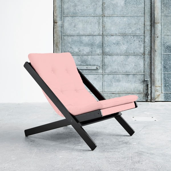 Sulankstoma kėdė "Karup Boogie" juoda/rožinė Peonie
