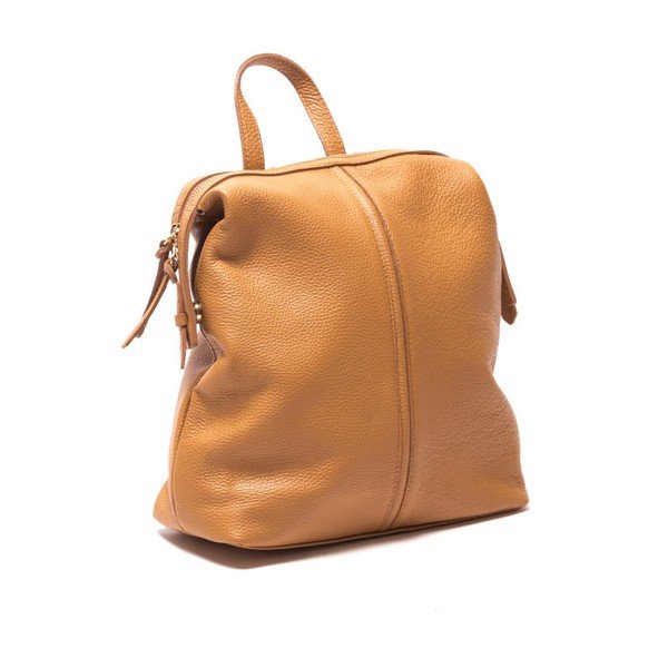Odinė kuprinė Sofia Cardoni 1148 Cognac-image-2