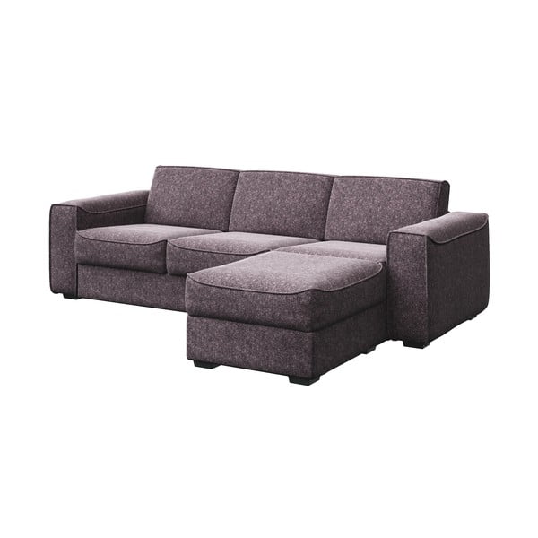 Pilkai ruda kampinė sofa-lova Mesonica Munro, dešinysis kampas, 308 cm-image-2