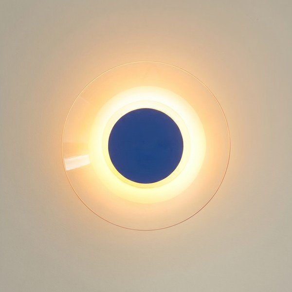 Tamsiai mėlynos spalvos sieninė lempa LED 
iš akrilinio stiklo
 ø 28 cm ASTRO – Thoro-image-3