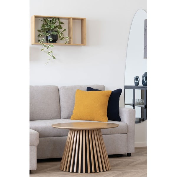 Iš bambuko kelių aukštų sieninė lentyna natūralios spalvos 70 cm Ember – House Nordic-image-3