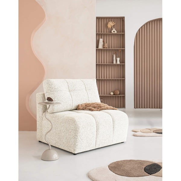Kreminės spalvos modulinė sofos dalis Lulu – Miuform-image-2