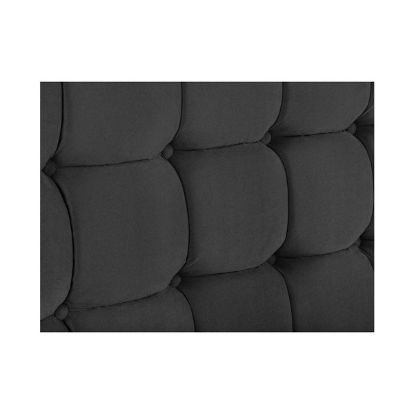 Tamsiai pilka galvūgalio lenta "Kooko Home Hasso", 120 x 200 cm-image-2