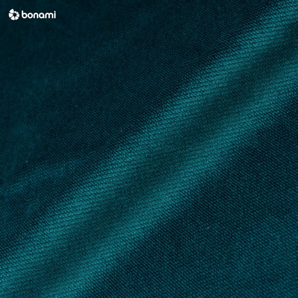 "Bobochic Paris Hera" benzininio aksomo kampinė sofa-lova su auksinėmis kojomis, dešinysis kampas-image-1