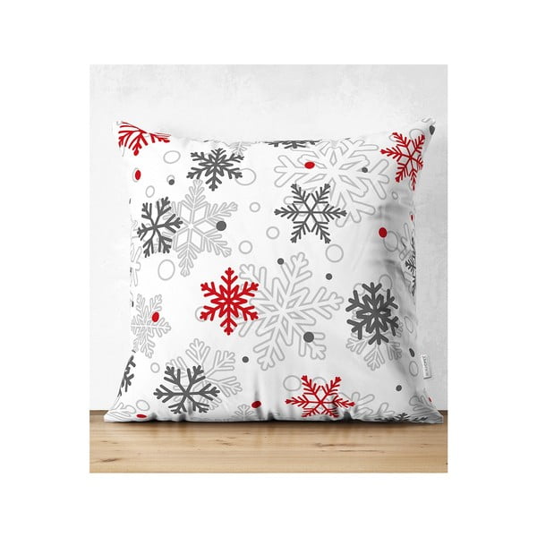 4 kalėdinių pagalvių užvalkalų ir staltiesės rinkinys Minimalist Cushion Covers Red Christmas-image-2