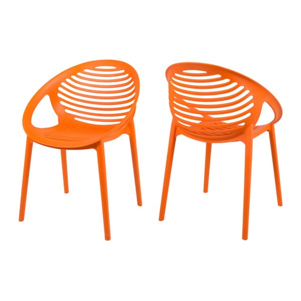 Oranžinė kėdė Canett elementai-image-3