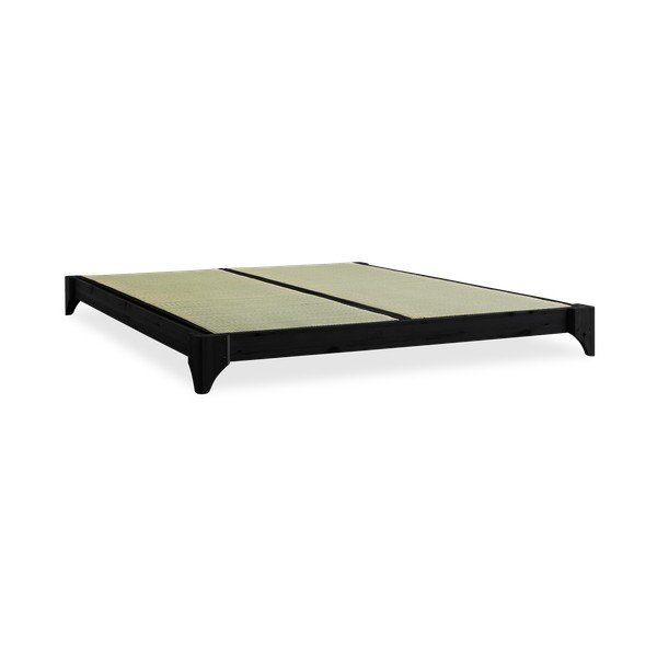 Pušies dvigulė lova su čiužiniu ir tatami "Karup Design Elan Double Latex Black/Black", 160 x 200 cm-image-4