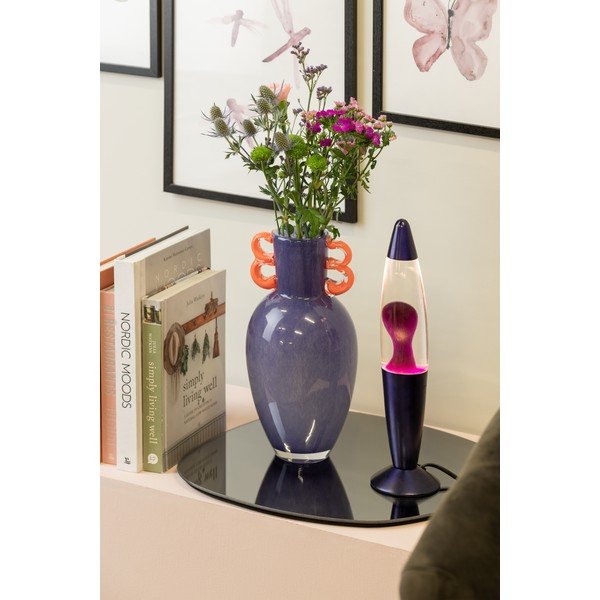 Violetinės spalvos iš stiklo lavos lempa (aukštis 35,5 cm) Funky Rocket Lava – Leitmotiv-image-2