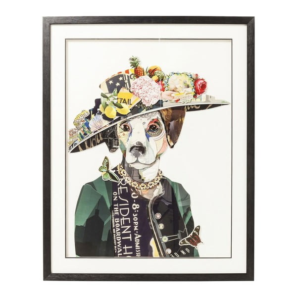 Kare Design Art Lady Dog, 72 x 90 cm