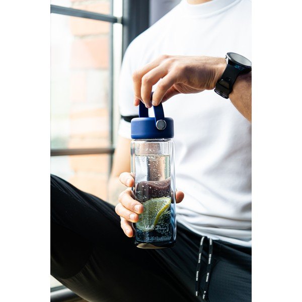 Iš stiklo  butelis mėlynos spalvos 350 ml Fuori – Vialli Design-image-2