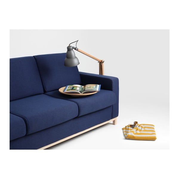 "Custom Form Scandic" mėlyna sofa-lova su trimis sėdimomis vietomis-image-2